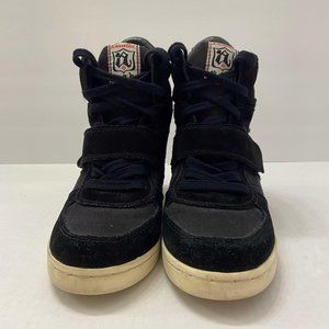Ash Cool Wedge Black Sneakers